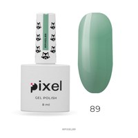 Изображение  Gel polish Pixel №089 (muted green), 8 ml, Volume (ml, g): 8, Color No.: 89