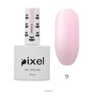 Изображение  Gel polish Pixel №009 (pink), 8 ml, Volume (ml, g): 8, Color: 9