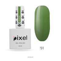 Изображение  Gel polish Pixel №091 (asparagus), 8 ml, Volume (ml, g): 8, Color No.: 91