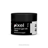 Изображение  Гель для наращивания Pixel Control Gel Clear №01 (прозрачный), 15 мл