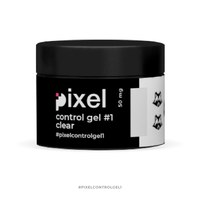 Изображение  Гель для наращивания Pixel Control Gel Clear №01 (прозрачный), 50 мл