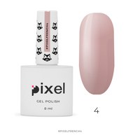 Изображение  Gel polish Pixel French No. 04 (pale pink), 8 ml, Volume (ml, g): 8, Color No.: 4