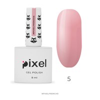 Зображення  Гель-лак Pixel French №05 (насичений рожевий), 8 мл, Об'єм (мл, г): 8, Цвет №: 05