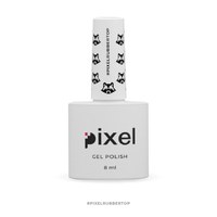 Изображение  Top Pixel Rubber Top - rubber fixer for gel polish, 8 ml, Volume (ml, g): 8