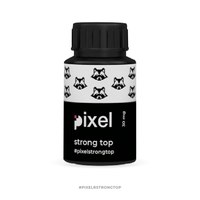 Изображение  Top Pixel Strong No Wipe Top - fixer for gel polish without a sticky layer, 8 ml, Volume (ml, g): 30