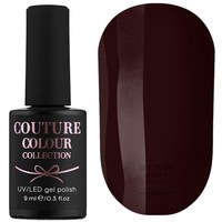 Изображение  Гель-лак Couture Colour 076 бордово-шоколадный, 9 мл, Цвет №: 076