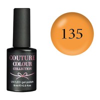Изображение  Гель-лак Couture Colour 135 желто-оранжевый, 9 мл, Цвет №: 135