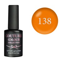 Изображение  Гель-лак Couture Colour 138 мандариновый, 9 мл, Цвет №: 138