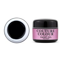 Изображение  Gel-paint without a sticky layer Couture Color Paint Gel No Wipe Black, black, 5 g