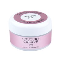 Изображение  Акриловая пудра Couture Colour Acrylic White Powder, цвет белый, 30 г