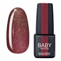 Изображение  Гель лак BABY Moon Dance Diamond №005 темно-розовый винтажный с мелким шиммером, 6 мл, Объем (мл, г): 6, Вариант: 005