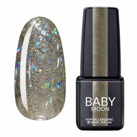 Изображение  Gel polish BABY Moon Dance Diamond No. 017 silver-pearl shimmery, 6 ml, Volume (ml, g): 6, Color No.: 17