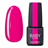 Изображение  Gel Polish BABY Moon Dolce Rose No. 015 hot pink with a raspberry tint, 6 ml, Volume (ml, g): 6, Color No.: 15