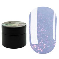 Изображение  Camouflage gel SAGA Builder Gel Magic No. 05 blue with multi-colored potal, 15 ml, Volume (ml, g): 15, Color No.: 5