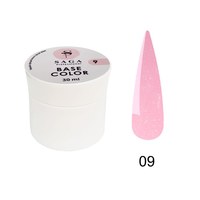 Изображение  Base camouflage SAGA Color Base №09 pale pink with shimmer, 30 ml, Volume (ml, g): 30, Color No.: 9