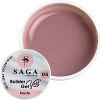 Изображение  Гель для наращивания SAGA Builder Gel Veil №05 нежно-розовый, 30 мл, Объем (мл, г): 30, Цвет №: 05