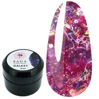 Зображення  Глітерний гель SAGA GALAXY glitter №10, 8 мл, Об'єм (мл, г): 8, Цвет №: 10