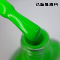 Изображение  Лак-краска для стемпинга SAGA Neon №04 зелений, 8 мл