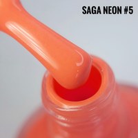 Изображение  Лак-краска для стемпинга SAGA Neon №05 оранжевый, 8 мл