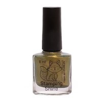 Изображение  Lacquer for stamping SAGA Stamping Shine No. 07 green mother-of-pearl, 8 ml, Volume (ml, g): 8, Color No.: 7