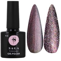 Изображение  Reflective gel polish SAGA Cat Chameleon No. CC08 dry rose, 8 ml, Volume (ml, g): 8, Color No.: CC08