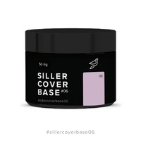Изображение  Siller Cover Base №6 камуфлирующая база (светло-розовая), 50 мл, Объем (мл, г): 50, Цвет №: 06