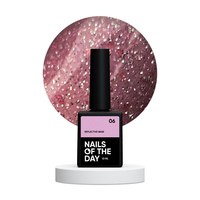 Изображение  Nails of the Day Reflective base 06 - camouflage reflective base with shimmer (pale pink), 10 ml, Volume (ml, g): 10, Color No.: 6