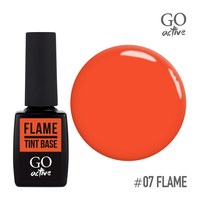Зображення  База кольорова GO Active Tint Base 07 Flame, оранжеве полум'я, 10 мл, Об'єм (мл, г): 10, Цвет №: 07