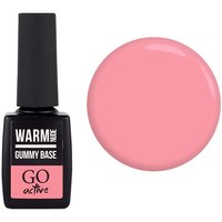 Изображение  База для гель-лака камуфлирующая GO Active Gummy Base Nude Rose Camouflage 9 (нюдово-розовый), 10 мл, Объем (мл, г): 10, Цвет №: 009