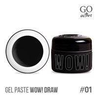 Изображение  Gel-paste Go Active Gel Paste Wow Draw 01 black, 4 g, Volume (ml, g): 4, Color No.: 1