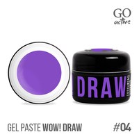 Зображення  Гель-паста Go Active Gel Paste Wow Draw 04 бузковий, 4 г, Об'єм (мл, г): 4, Цвет №: 04