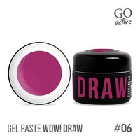 Зображення  Гель-паста Go Active Gel Paste Wow Draw 06 рожева фуксія, 4 г, Об'єм (мл, г): 4, Цвет №: 06