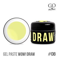 Зображення  Гель-паста Go Active Gel Paste Wow Draw 08 жовтий, 4 г, Об'єм (мл, г): 4, Цвет №: 08