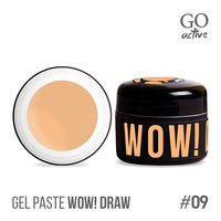 Изображение  Гель-паста Go Active Gel Paste Wow Draw 09 абрикосовый, 4 г, Объем (мл, г): 4, Цвет №: 09
