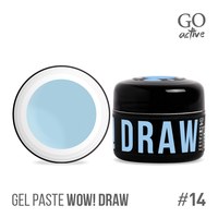 Изображение  Гель-паста Go Active Gel Paste Wow Draw 14 светло-голубой, 4 г, Объем (мл, г): 4, Цвет №: 14