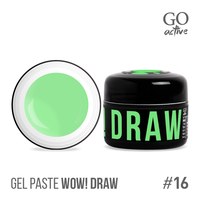 Изображение  Gel-paste Go Active Gel Paste Wow Draw 16 green, 4 g, Volume (ml, g): 4, Color No.: 16