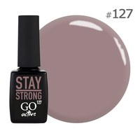 Изображение  Gel polish GO Active 127 Stay Strong warm taupe, 10 ml, Volume (ml, g): 10, Color No.: 127
