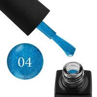 Зображення  Гель-лак GO Active High Light 04 синій, світловідбивний, 10 мл, Об'єм (мл, г): 10, Цвет №: 04