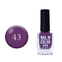 Изображение  Nail polish Go Active Nail in Color 043 lilac-plum, 10 ml, Volume (ml, g): 10, Color No.: 43