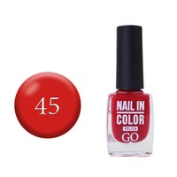 Изображение  Лак для ногтей Go Active Nail in Color 045 красная ягода, 10 мл, Объем (мл, г): 10, Цвет №: 045