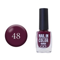 Изображение  Лак для ногтей Go Active Nail in Color 048 бордовая фуксия, 10 мл, Объем (мл, г): 10, Цвет №: 048