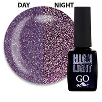 Изображение  Gel polish GO Active High Light 12 lilac, reflective, 10 ml, Volume (ml, g): 10, Color No.: 12
