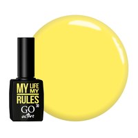 Изображение  Gel polish GO Active 030 My Life My Rules yellow, 10 ml, Volume (ml, g): 10, Color No.: 30