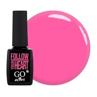 Изображение  Gel polish GO Active 086 Follow Your Heart pink fuchsia, 10 ml, Volume (ml, g): 10, Color No.: 86