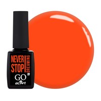 Изображение  Гель-лак GO Active 089 Never Stop Dreaming неоново-рябиновый, 10 мл, Объем (мл, г): 10, Вариант: 089