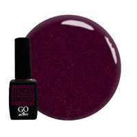 Изображение  Gel polish GO Active Always Sparkle 13 grape with shimmers, 10 ml, Volume (ml, g): 10, Color No.: 13