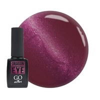 Изображение  Gel Polish GO Active Dragon Eye 01 chocolate burgundy with a light pink highlight, 10 ml, Volume (ml, g): 10, Color No.: 1
