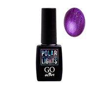 Изображение  Gel polish GO Active Polar Lights 04 purple with bright reflection, 10 ml (Cat's eye), Volume (ml, g): 10, Color No.: 4