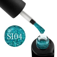 Изображение  Gel polish Naomi Self Illuminated with glitter and mica 6 ml, SI 04, Volume (ml, g): 6, Color No.: SI 04