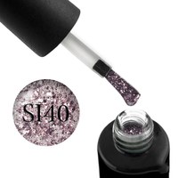 Изображение  Naomi Self Illuminated gel polish with glitter and mica 6 ml, SI 40, Volume (ml, g): 6, Color No.: SI 40